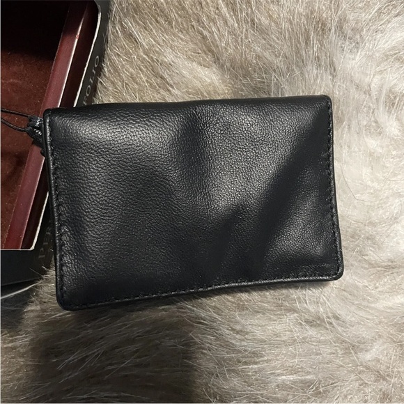 NEW Perry Ellis Charger Card Caddy with Genuine Leather Gusseted Card Case - Picture 3 of 6